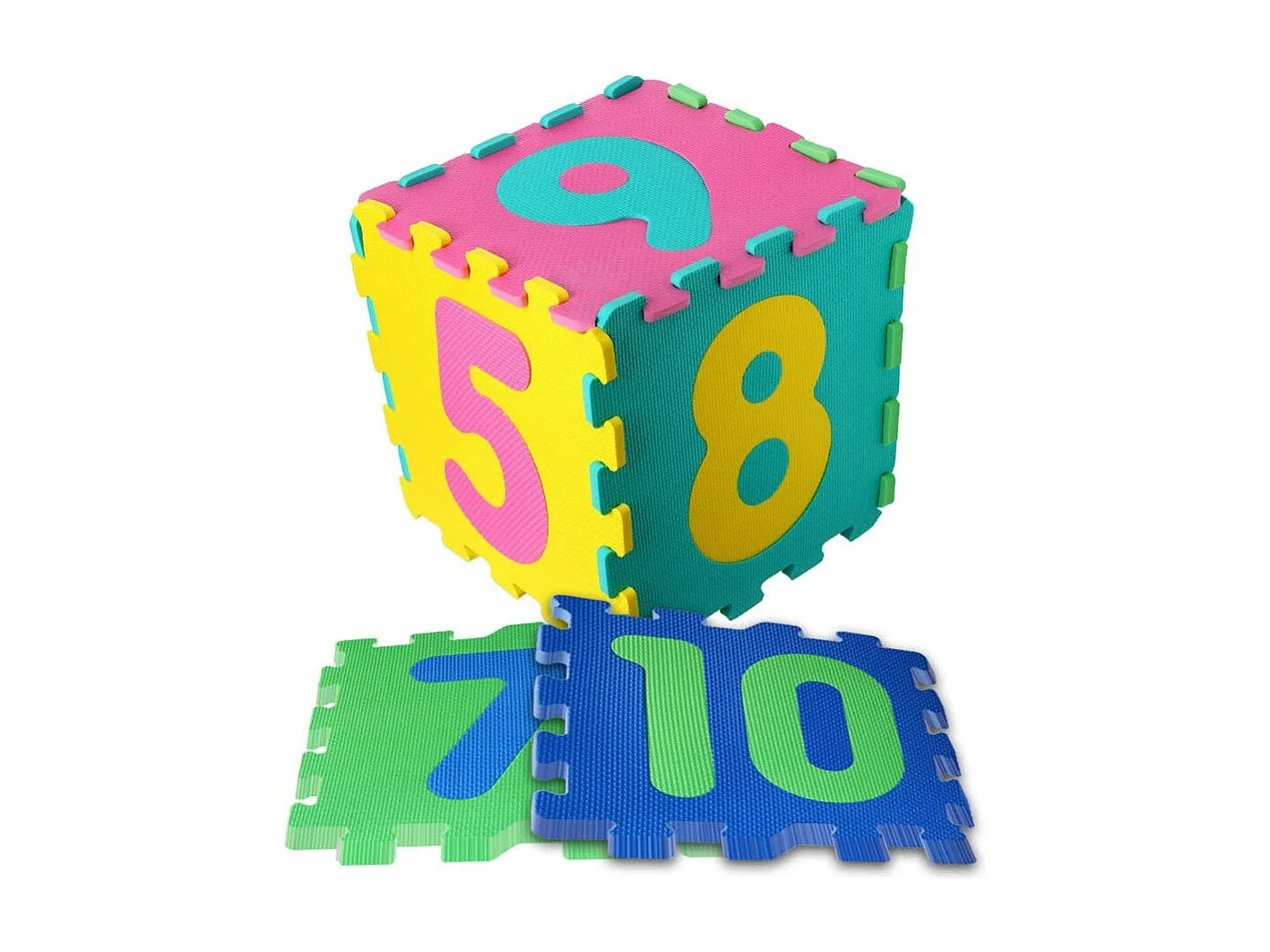 Tapis d'Activités 3 en 1 "Marelle" 30cm Multicolore