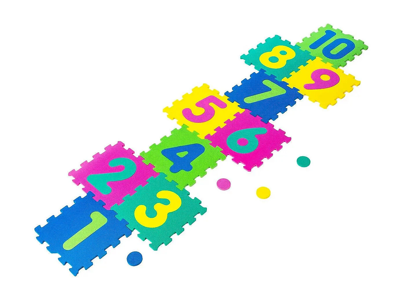 Tapis d'Activités 3 en 1 "Marelle" 30cm Multicolore