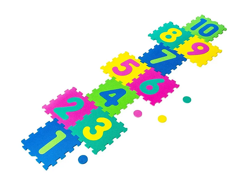 Tapis d'Activités 3 en 1 "Marelle" 30cm Multicolore