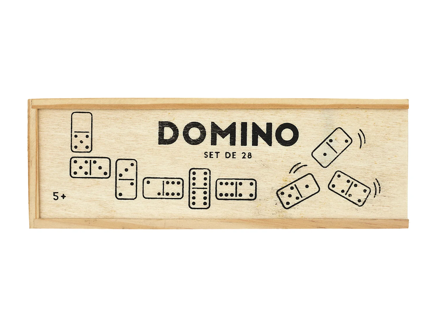Jeu De Domino Beige, Noir