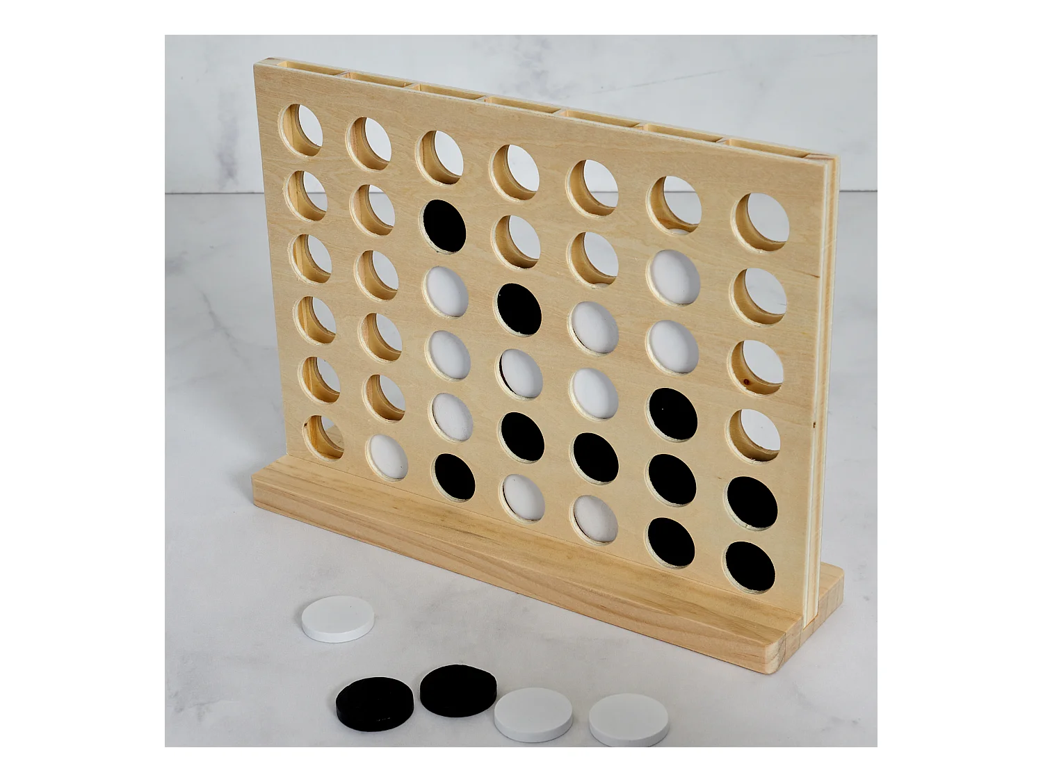 Jeu Du 4 A La Suite Marron, Vert, Rouge