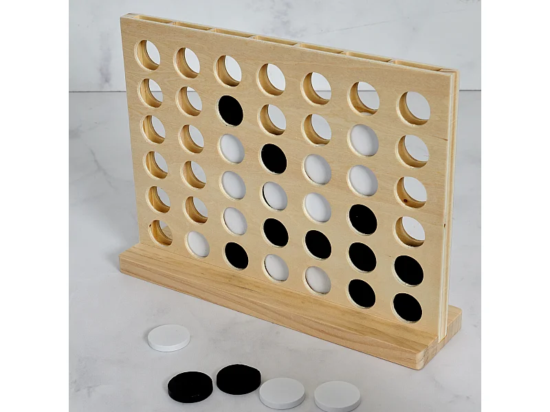 Jeu Du 4 A La Suite Marron, Vert, Rouge