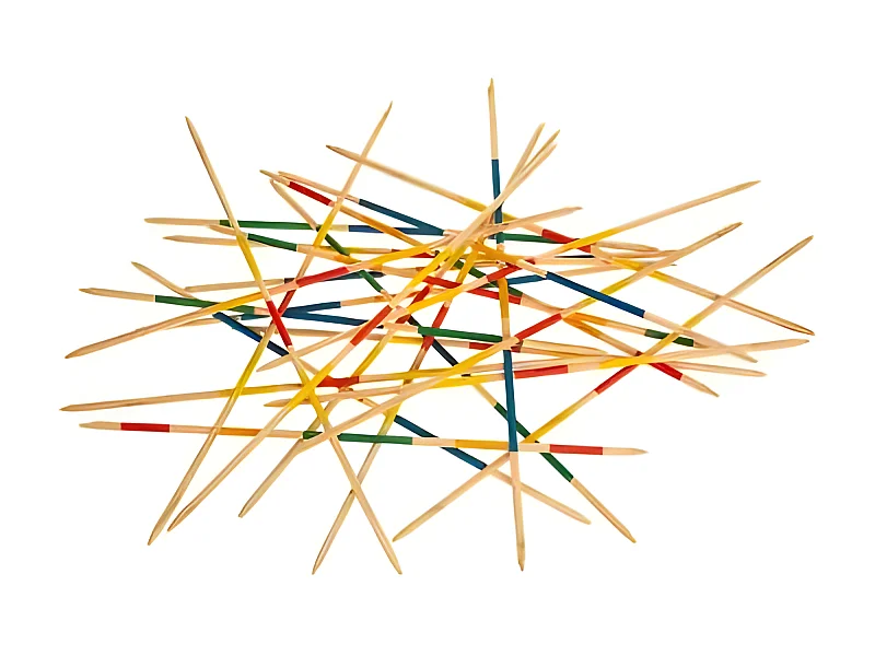 Jeu de Bâtonnets Géant "Mikado" 80cm Naturel