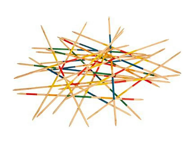 Jeu de Bâtonnets Géant "Mikado" 80cm Naturel