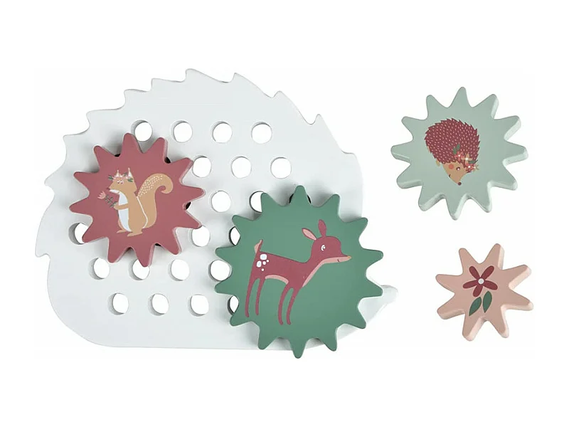 Puzzle Animaux Enfant "Forêt Magique" 21cm Multicolore