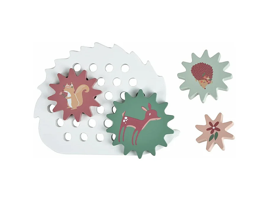 Puzzle Animaux Enfant "Forêt Magique" 21cm Multicolore