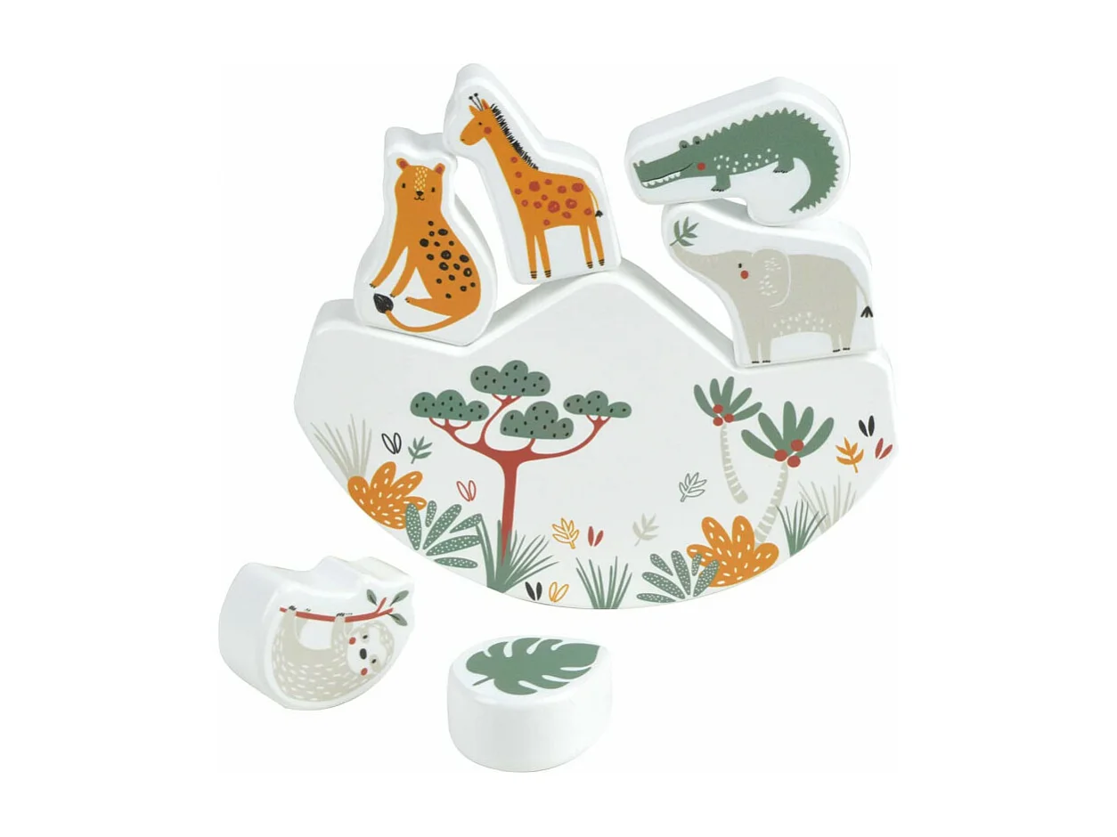 Jeu d'Équilibre Enfant "Sweet Savane" 15cm Multicolore