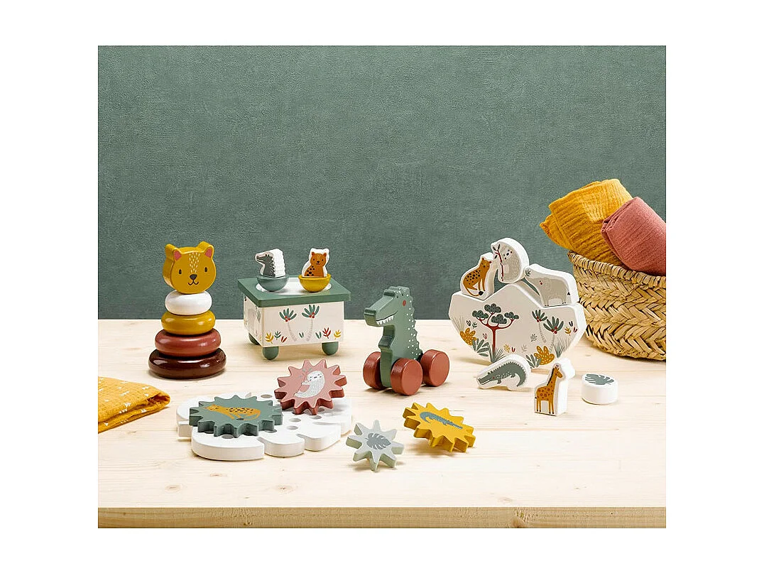 Jeu d'Équilibre Enfant "Sweet Savane" 15cm Multicolore