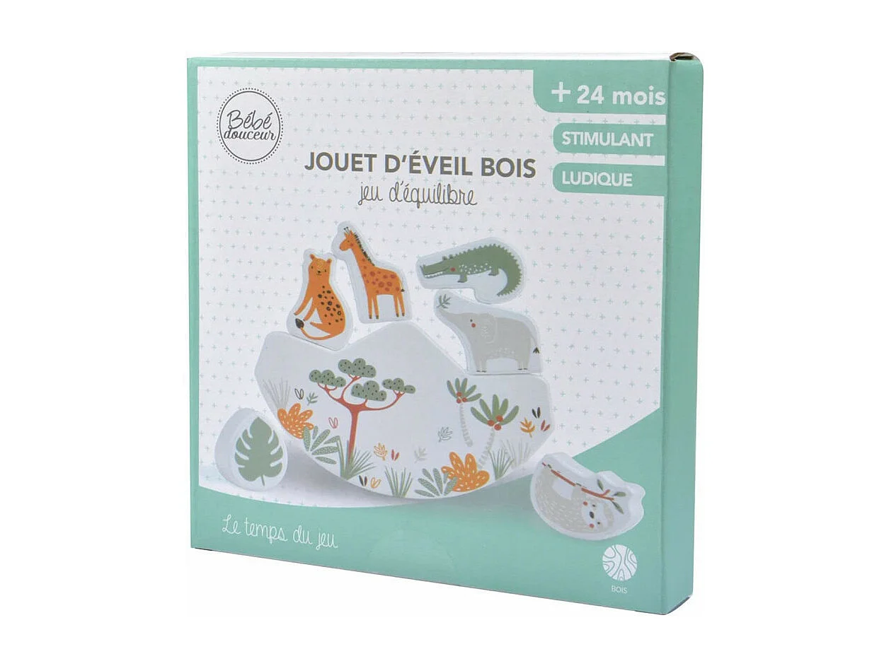 Jeu d'Équilibre Enfant "Sweet Savane" 15cm Multicolore