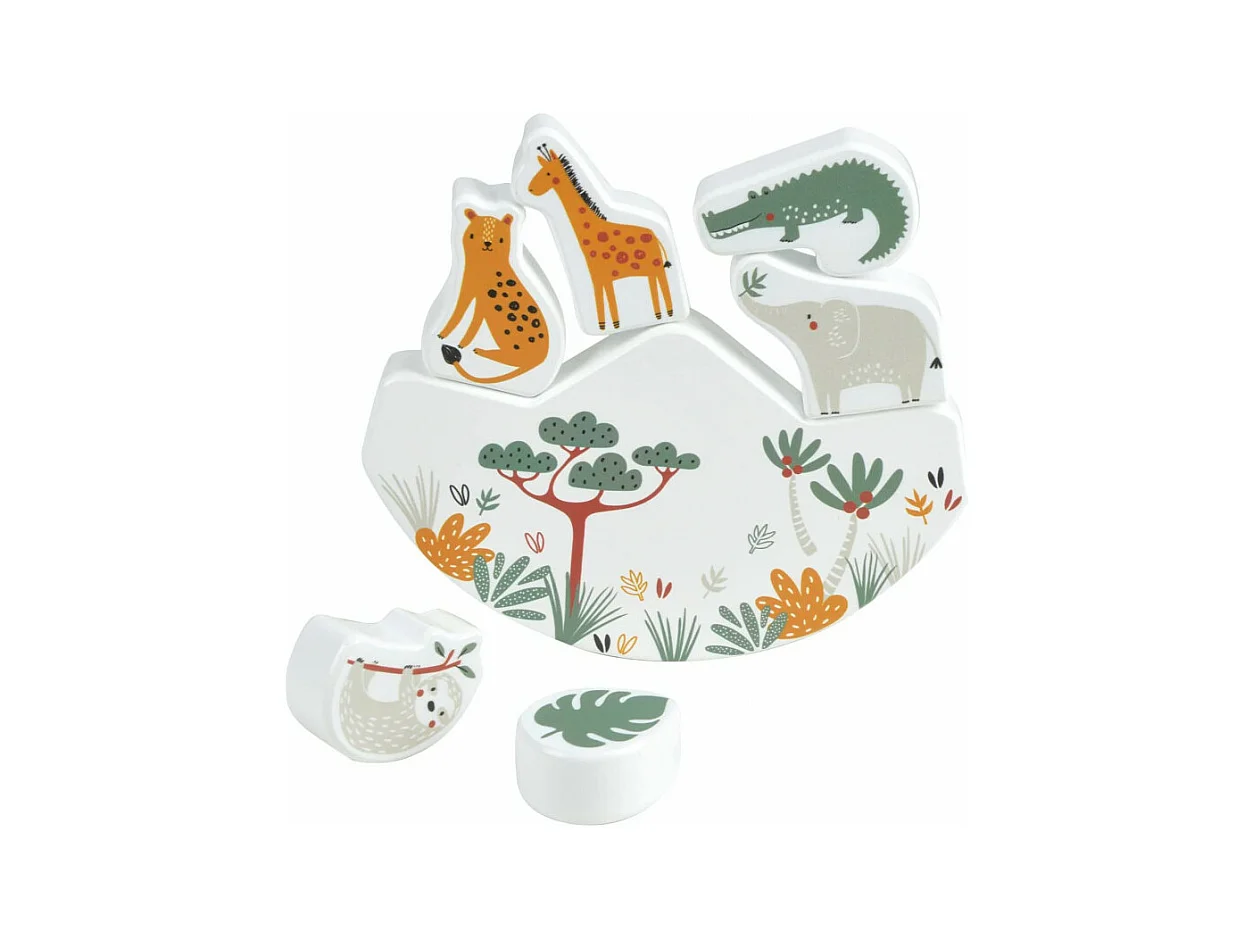 Jeu d'Équilibre Enfant "Sweet Savane" 15cm Multicolore