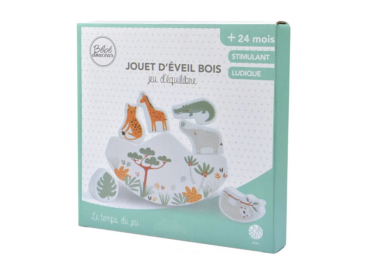 Jeu d'Équilibre Enfant "Sweet Savane" 15cm Multicolore