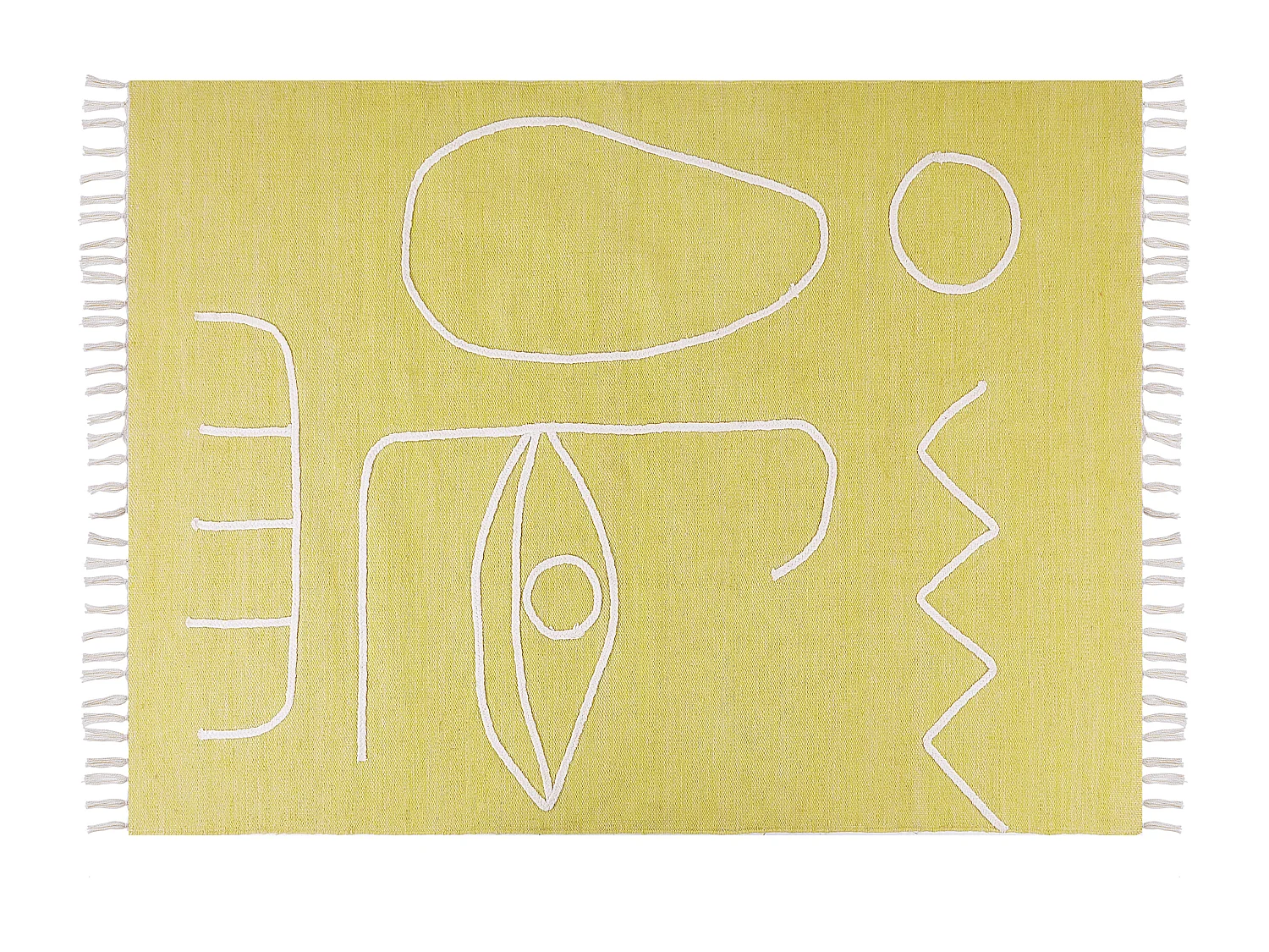 Tapis d'extérieur YAVU Jaune 140 x 200 cm