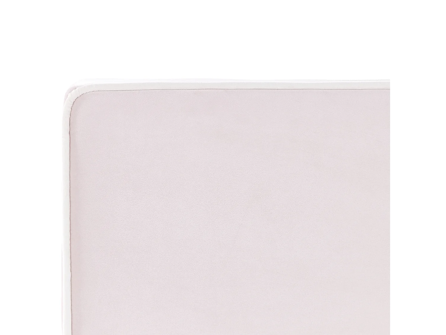 Cama de solteiro em veludo rosa 90 x 200 cm TEENIE