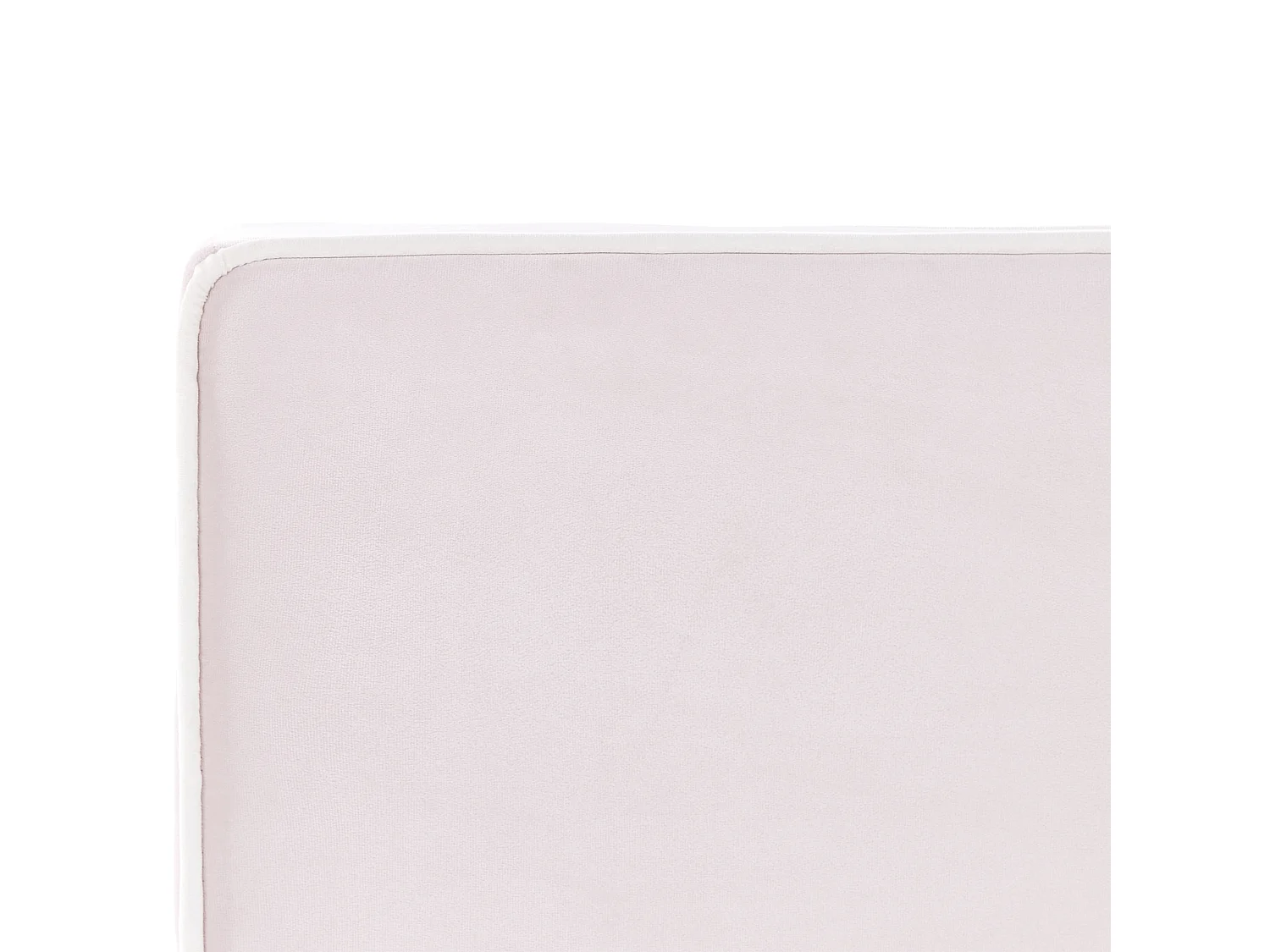 Lit d'enfant Velours TEENIE 90 x 200 cm Rose pastel