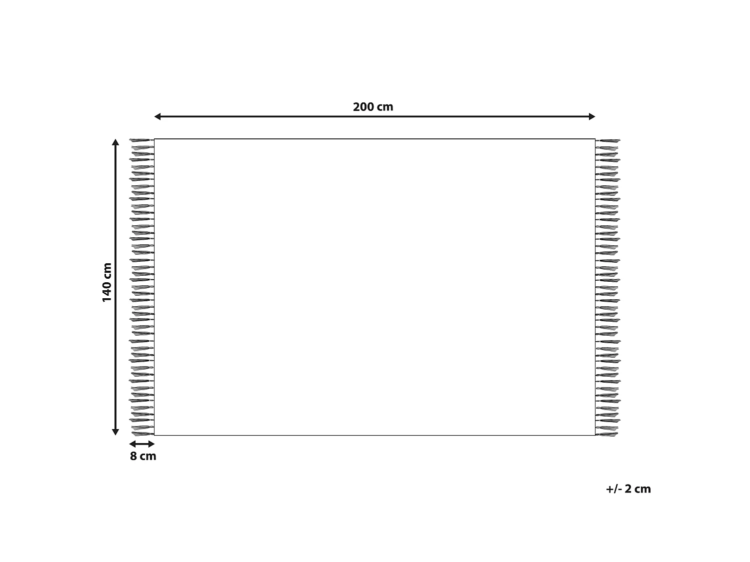 Outdoor Rug YAVU Blue 140 x 200 cm