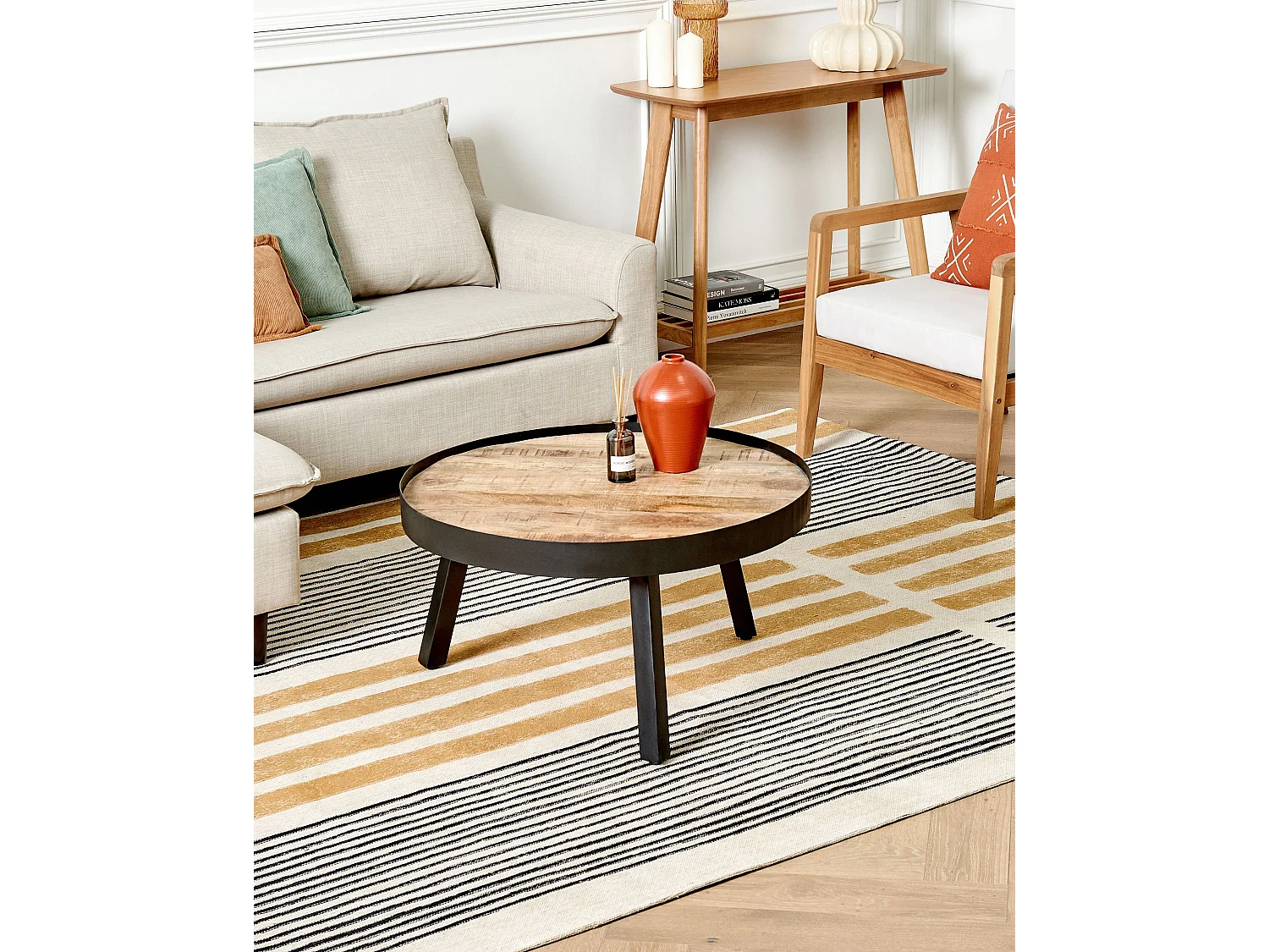 Tapis KATRA Beige 200 x 300 cm Coton