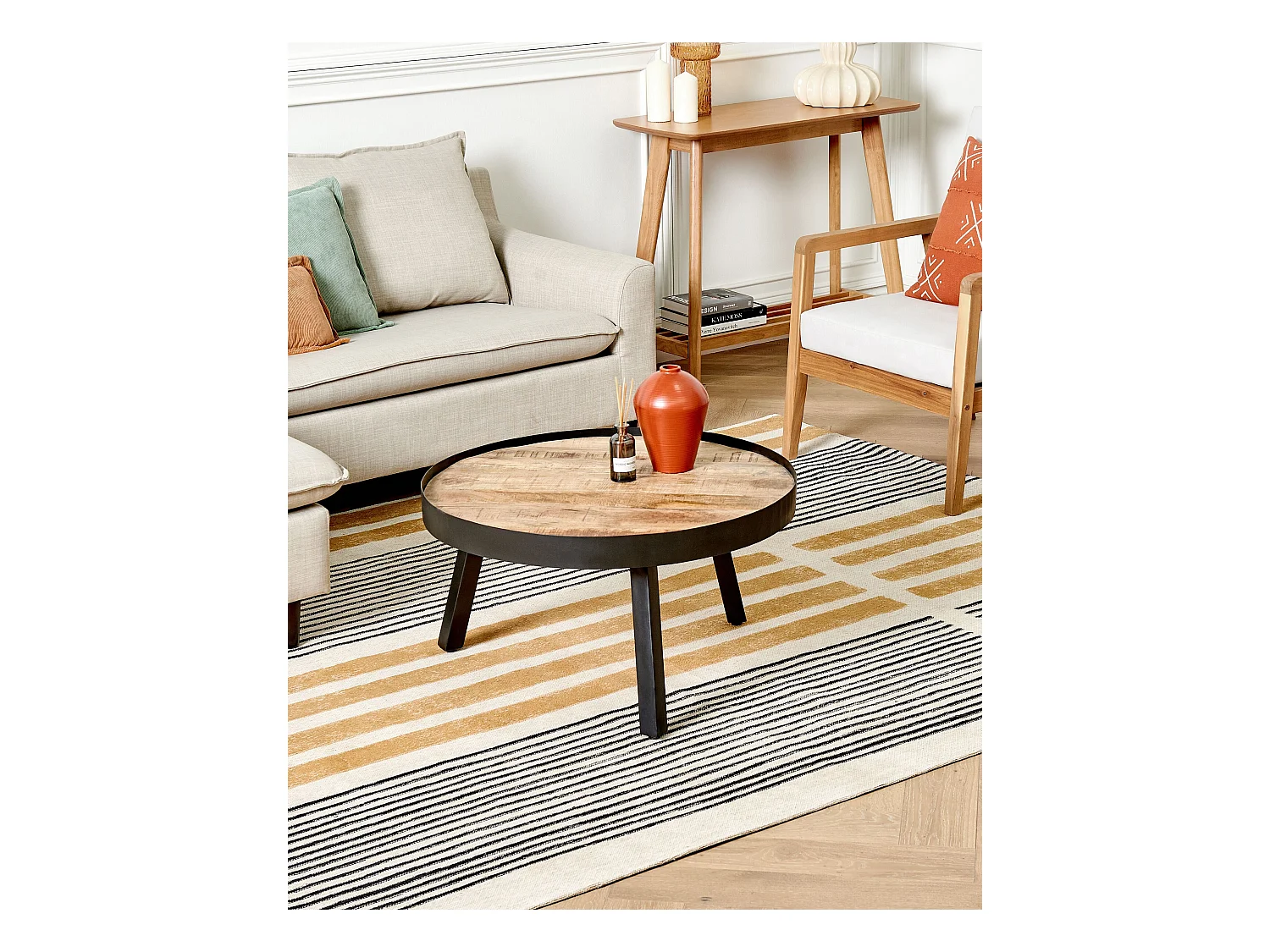 Tapis KATRA Beige 200 x 300 cm Coton
