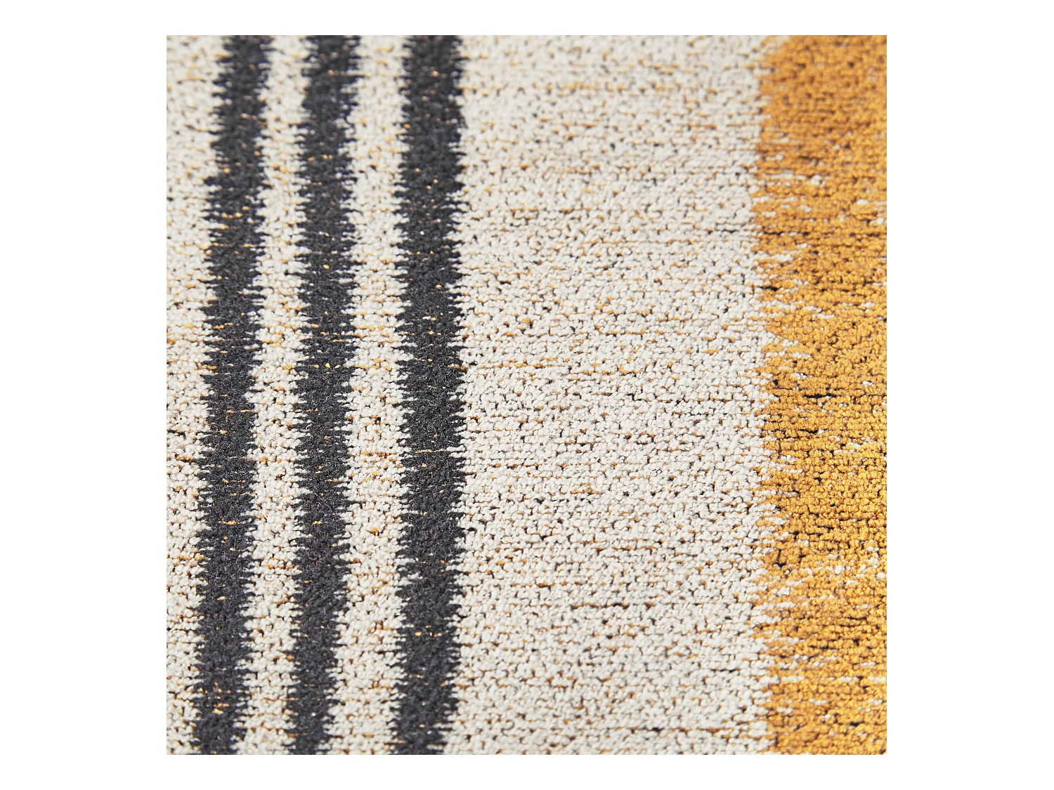 Vloerkleed katoen geel/zwart 200 x 300 cm KATRA