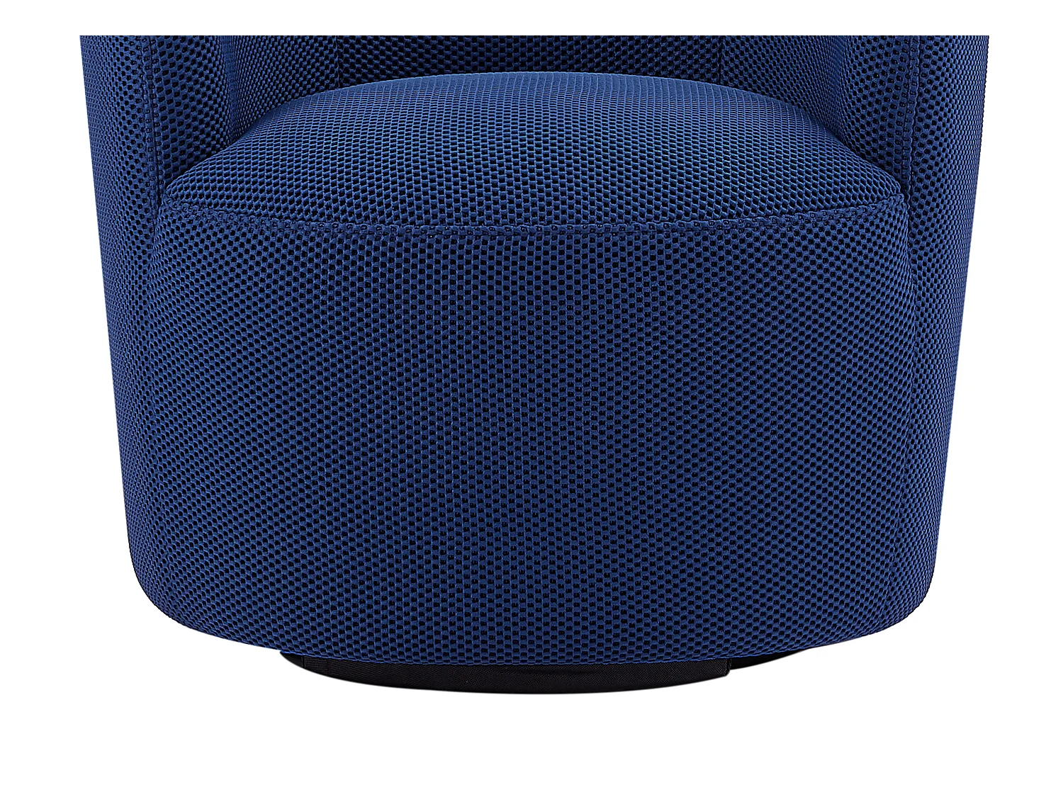 Silla giratoria de tela 3D azul noche ACERETO