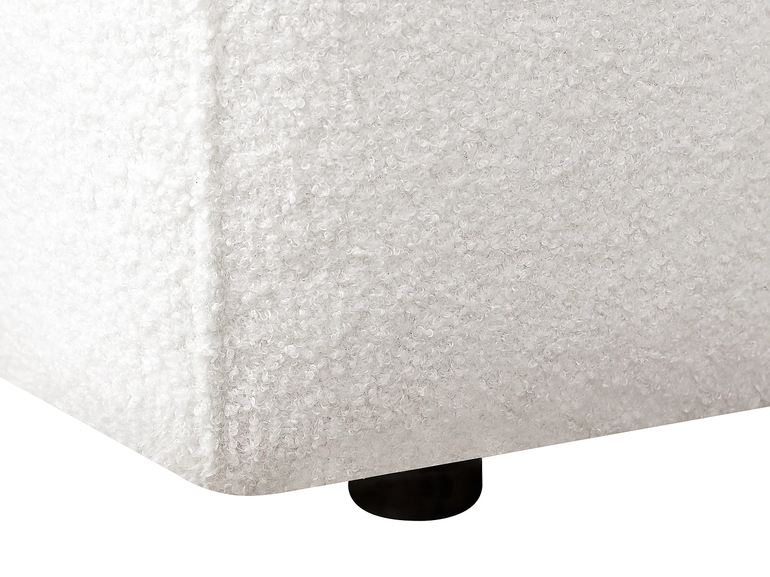 Divano 3 posti in Tessuto bouclette Bianco - SOPELANA