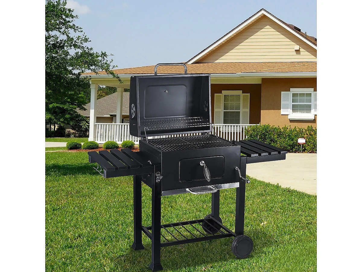 Barbecue charbon "Bizon" - Noir