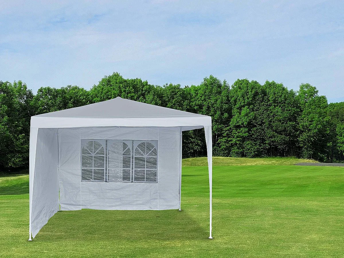 Vit Ersättningstältduk - Gazebo Avdelare - 1,9 x 2,9 m