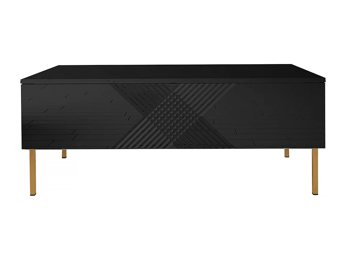 Table basse "Exito" - 120 x 55 x 49 cm - Noire