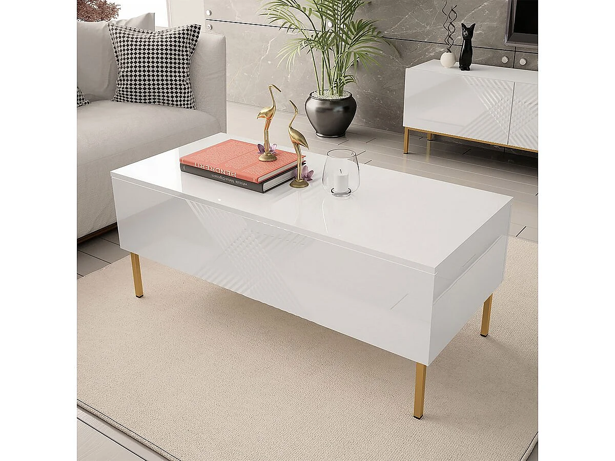 Table basse "Exito" - Blanc