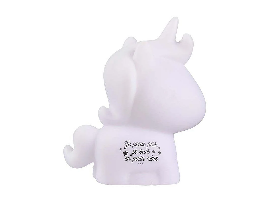 Veilleuse licorne éclairage rose Kids (Lot de 2)