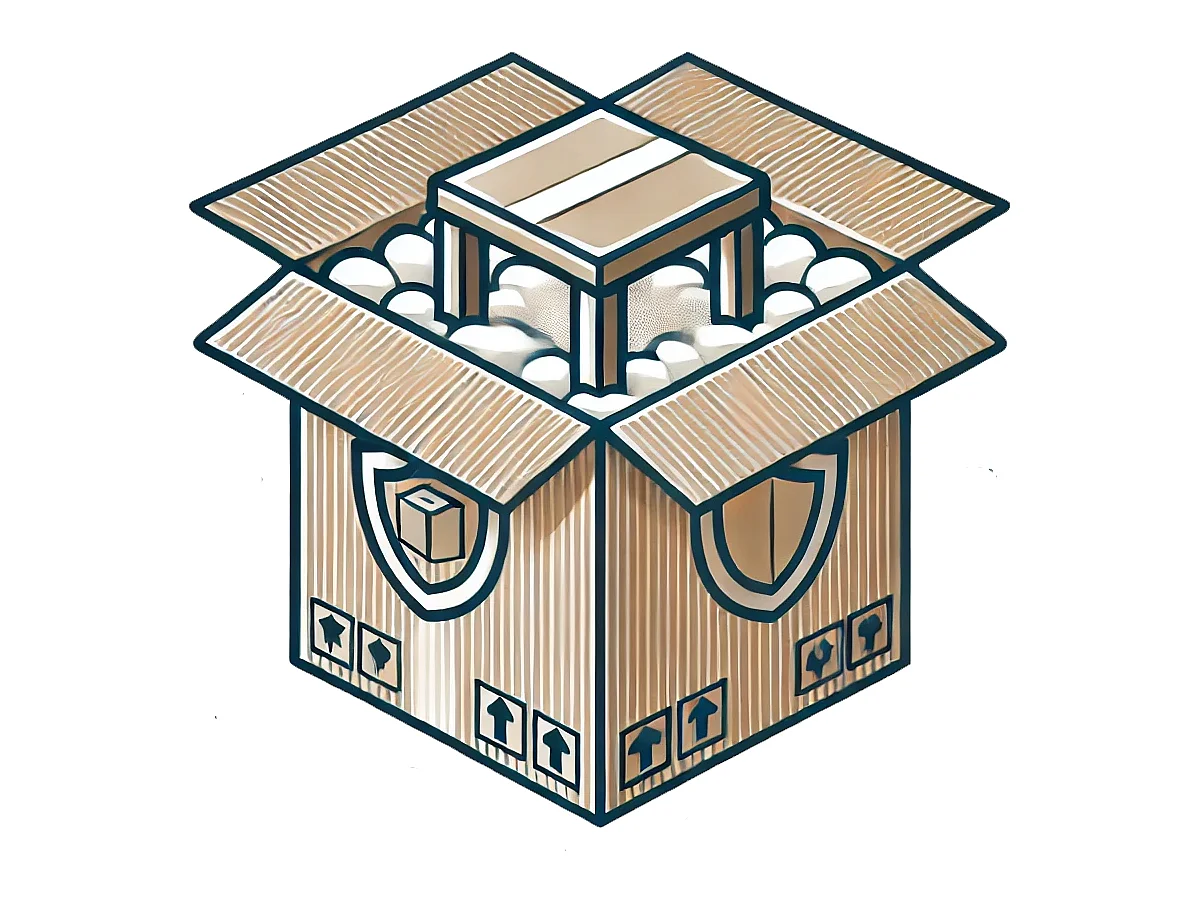 Lit coffre 160x190 noyer Dora