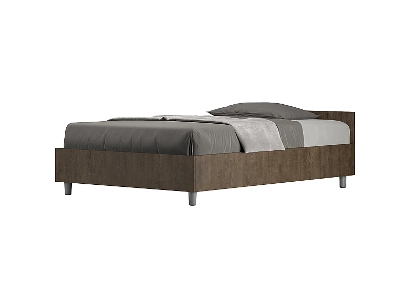 Nuamo Queen-Size-Containerbett aus Walnussholz 120x190