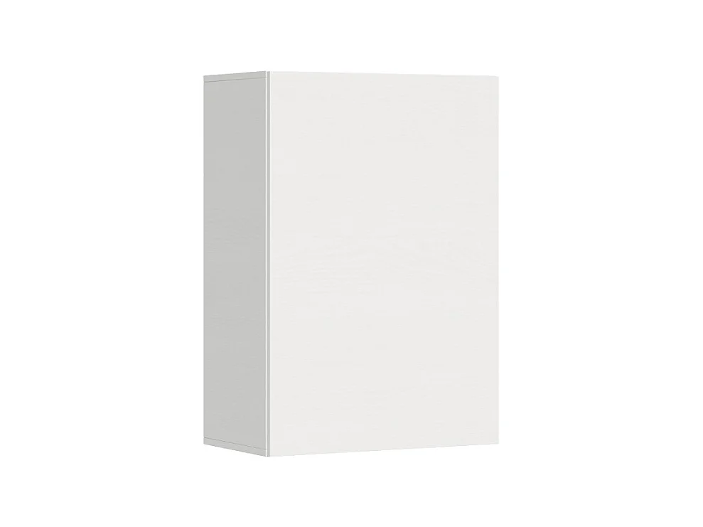 Armoire lit escamotable horizontal 1 couchage 85 Kando avec matelas composition A Frêne Blanc