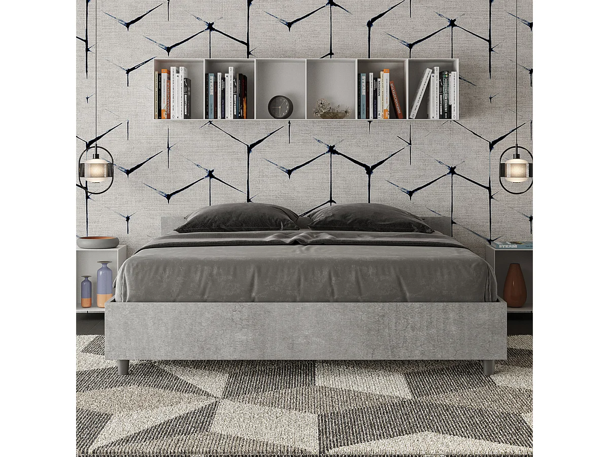 Bed 160x190 zonder lattenbodem cement Nuamo