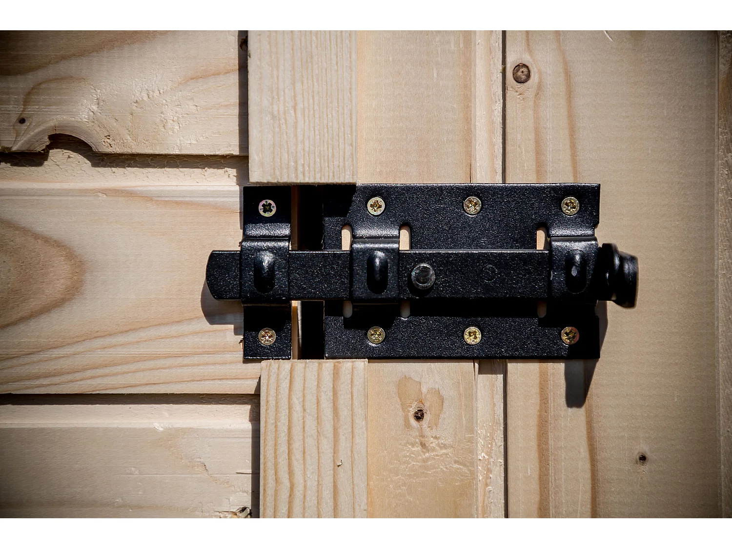 Habrita Abri en panneaux avec plancher 2.61 m2 bois naturel - ed 1612.01