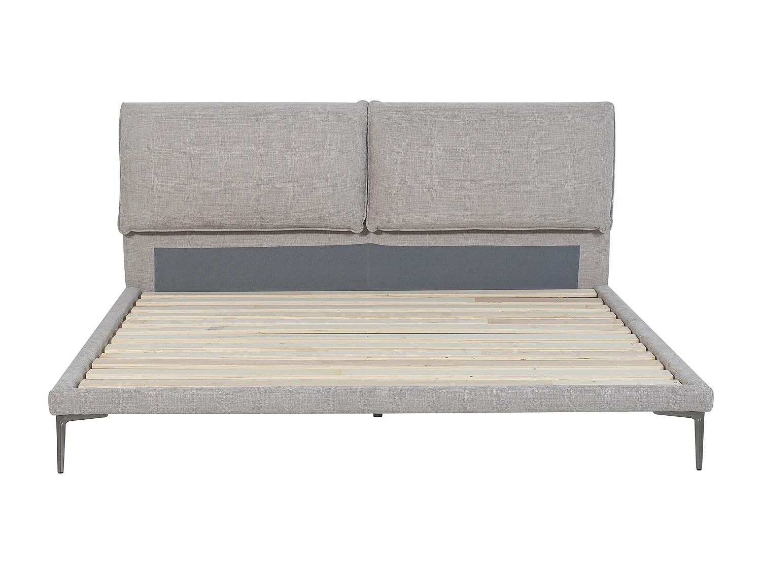 Cama 180x200 cm tecido cinza matizado - RIMOTA de Maison Céphy