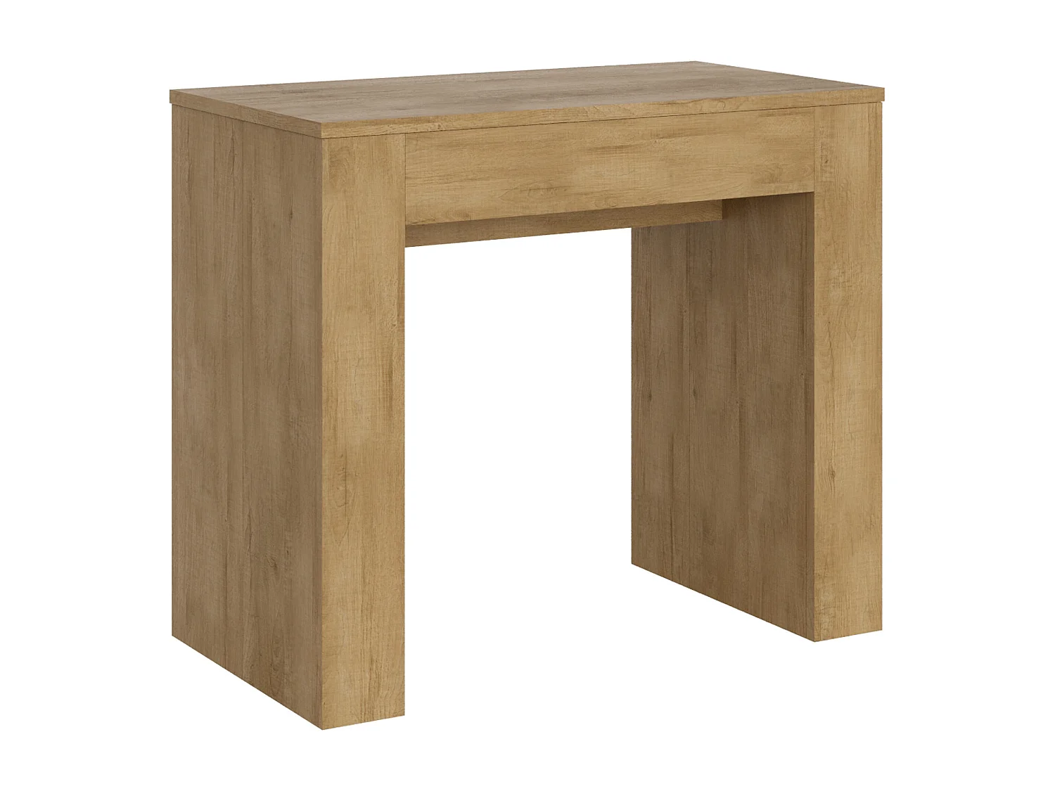 Ausziehbare Konsole 90x49/307 cm Extra Natur Eiche