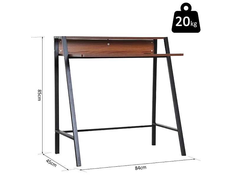 Bureau informatique design Jul – marron