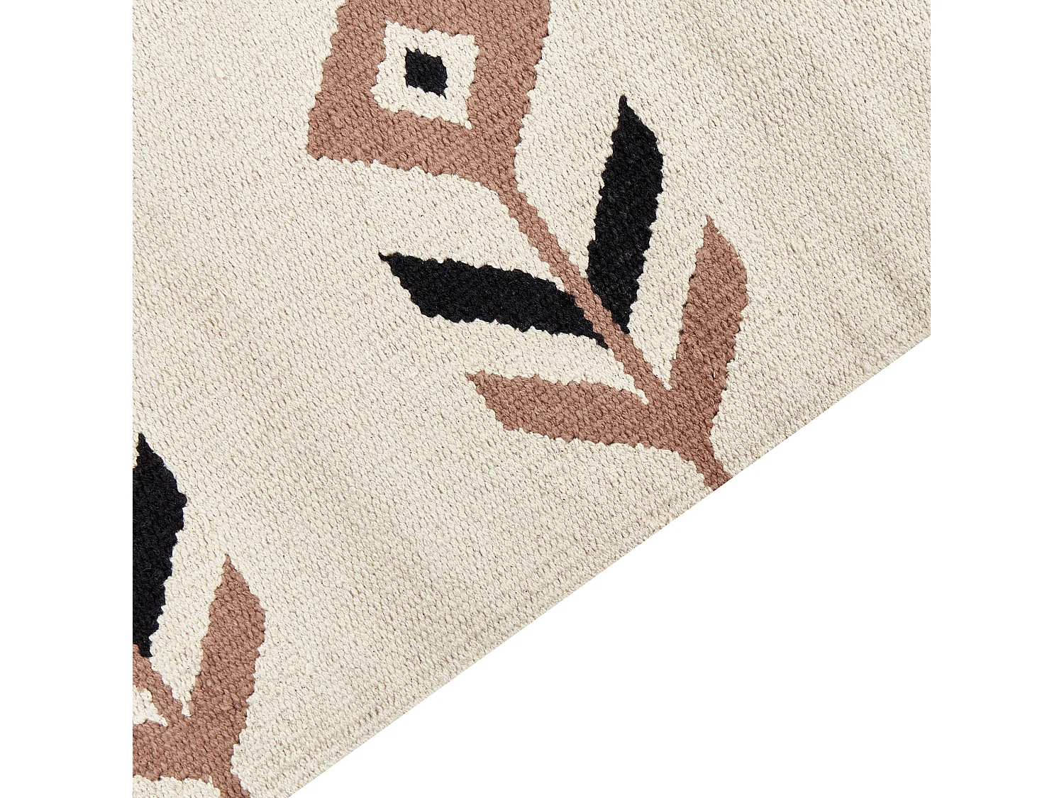 Matta NIAVAN Beige 200 x 300 cm Kelim Bomull