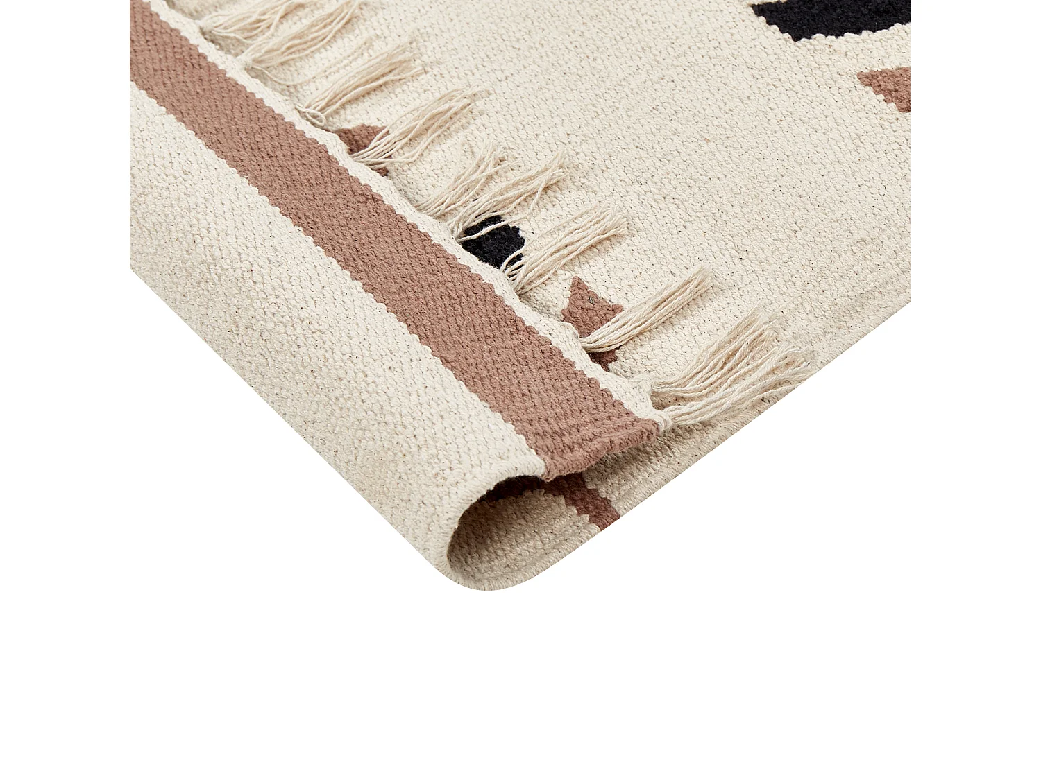 Matta NIAVAN Beige 200 x 300 cm Kelim Bomull