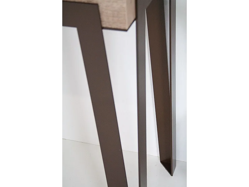 Console extensible 90x40/300 cm Rio Chêne Nature cadre Ruille