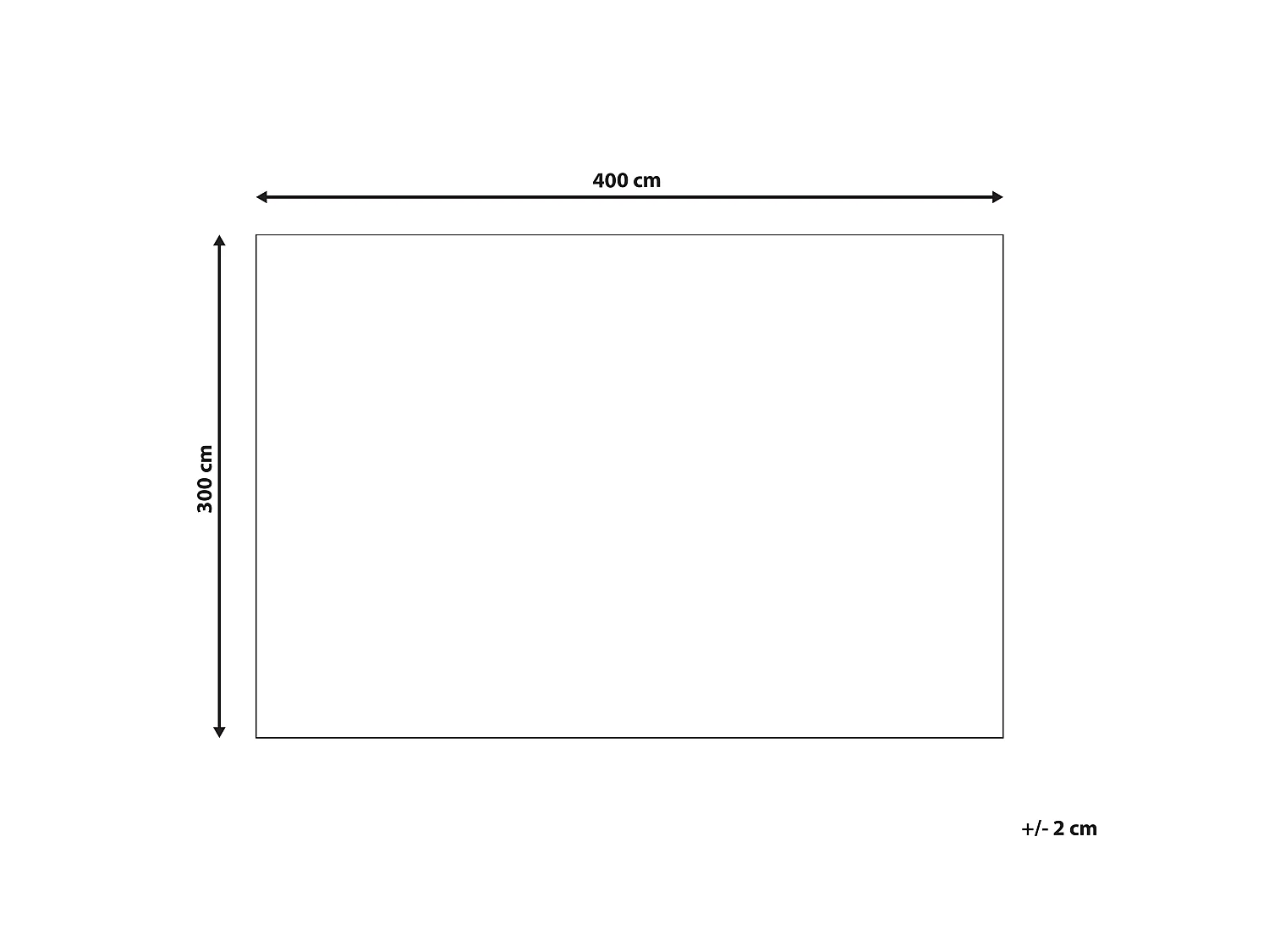 Vloerkleed hennep beige 300 x 400 cm SANAO