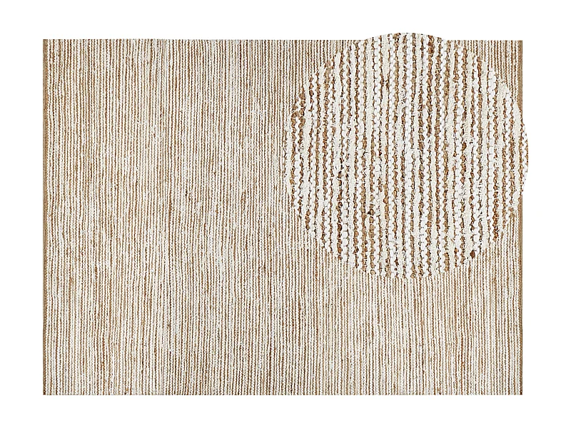 Dywan bawełniany 300 x 400 cm beżowo-biały BARKHAN