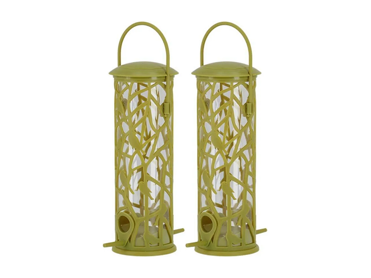 Mangeoire silo pour oiseaux Chiffchaff (Lot de 2)