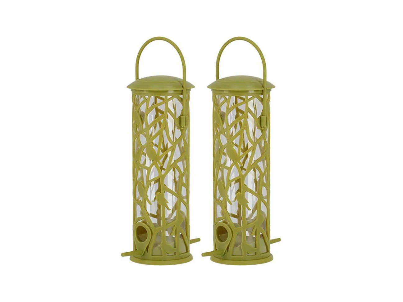 Mangeoire silo pour oiseaux Chiffchaff (Lot de 2)