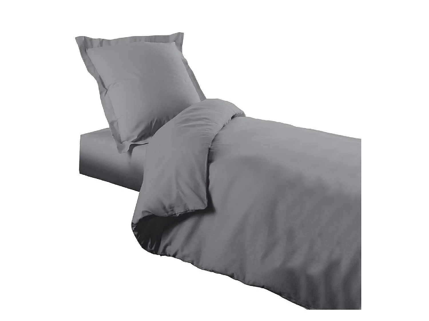 Housse de Couette "Lina" 140x200cm Gris