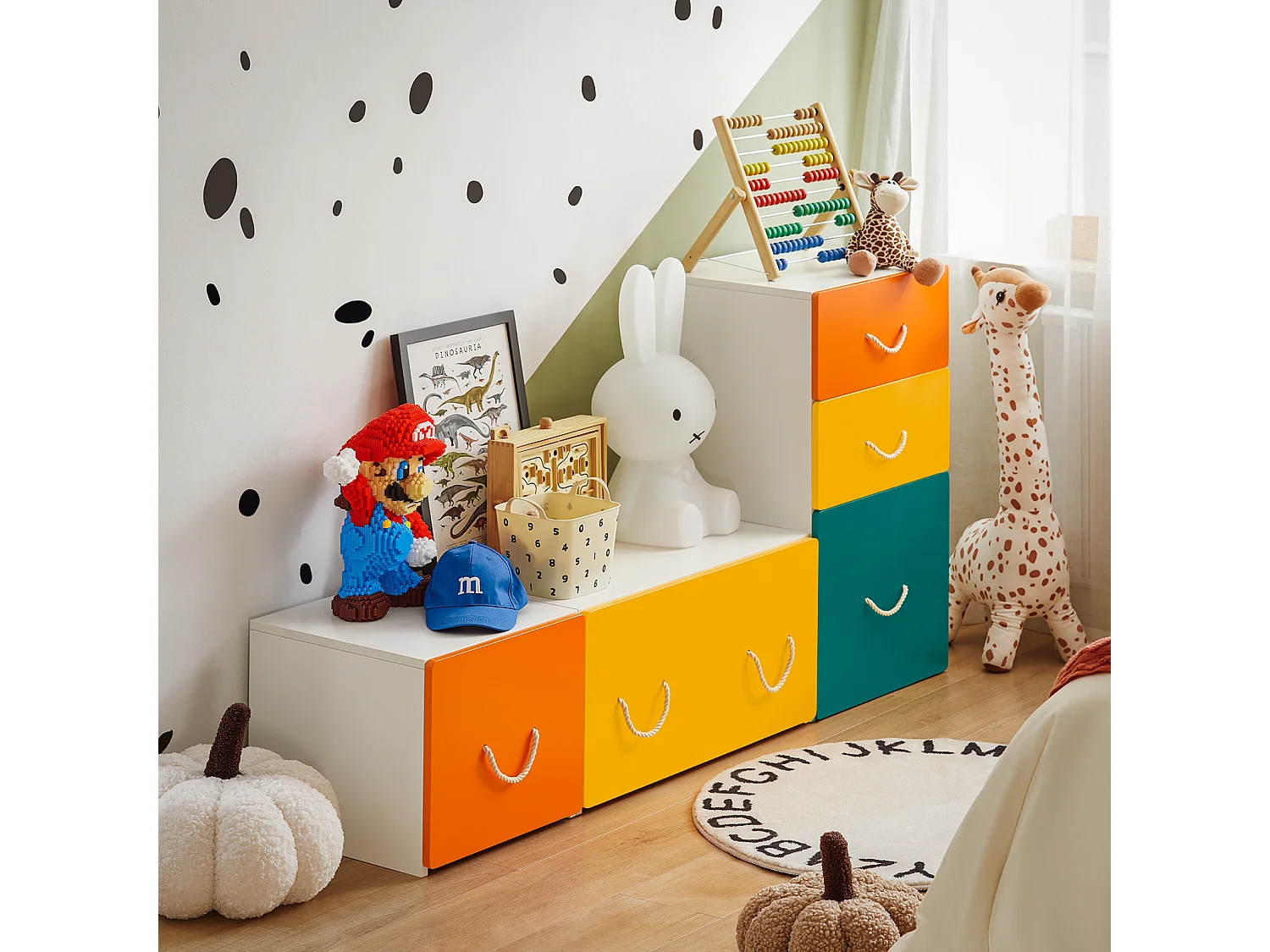Kinder Spielzeugtruhe KMB72-W 40 x 80 x 45cm