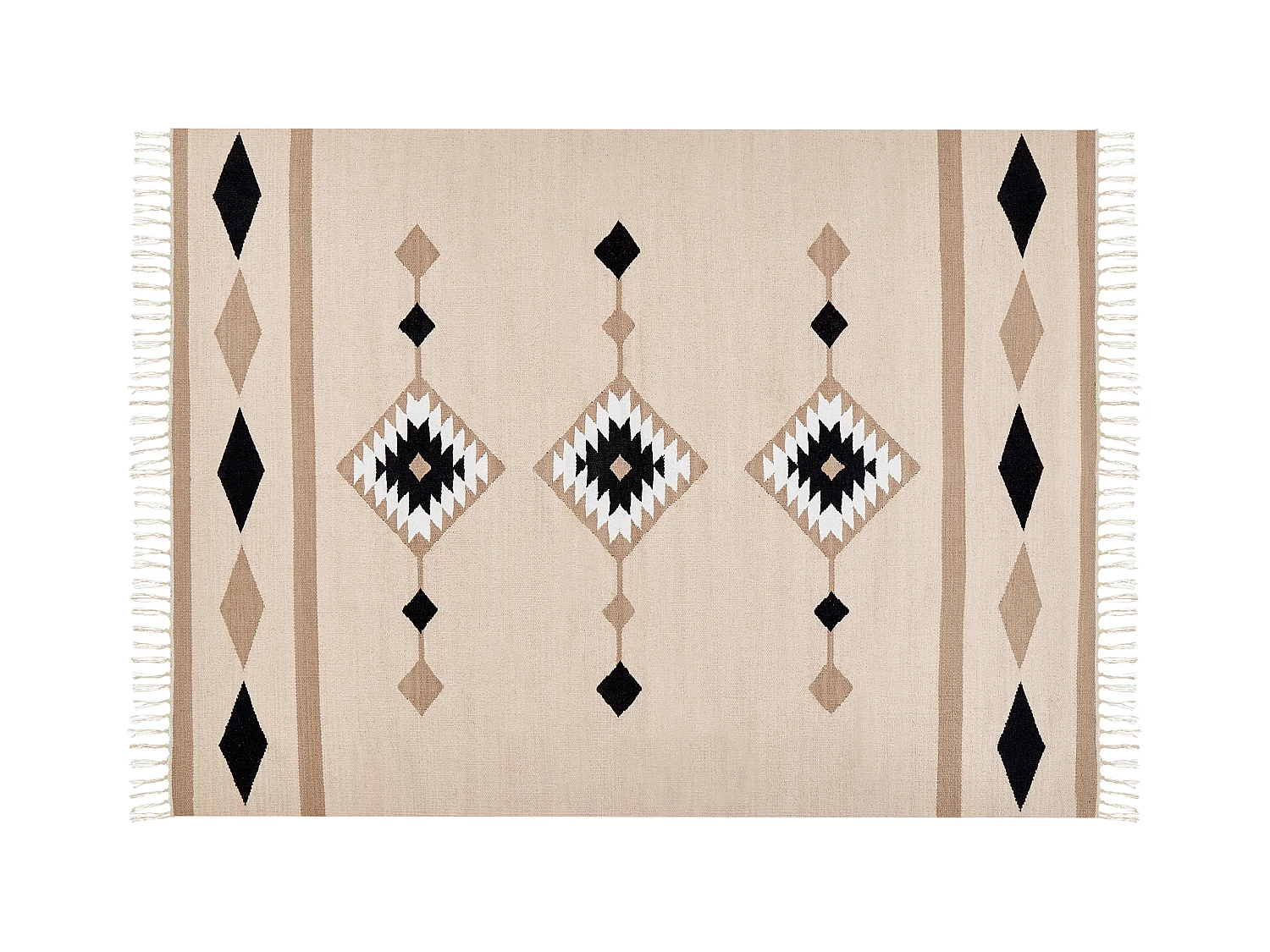 Tapis BERDIK Multicolore 140 x 200 cm Coton Kilim