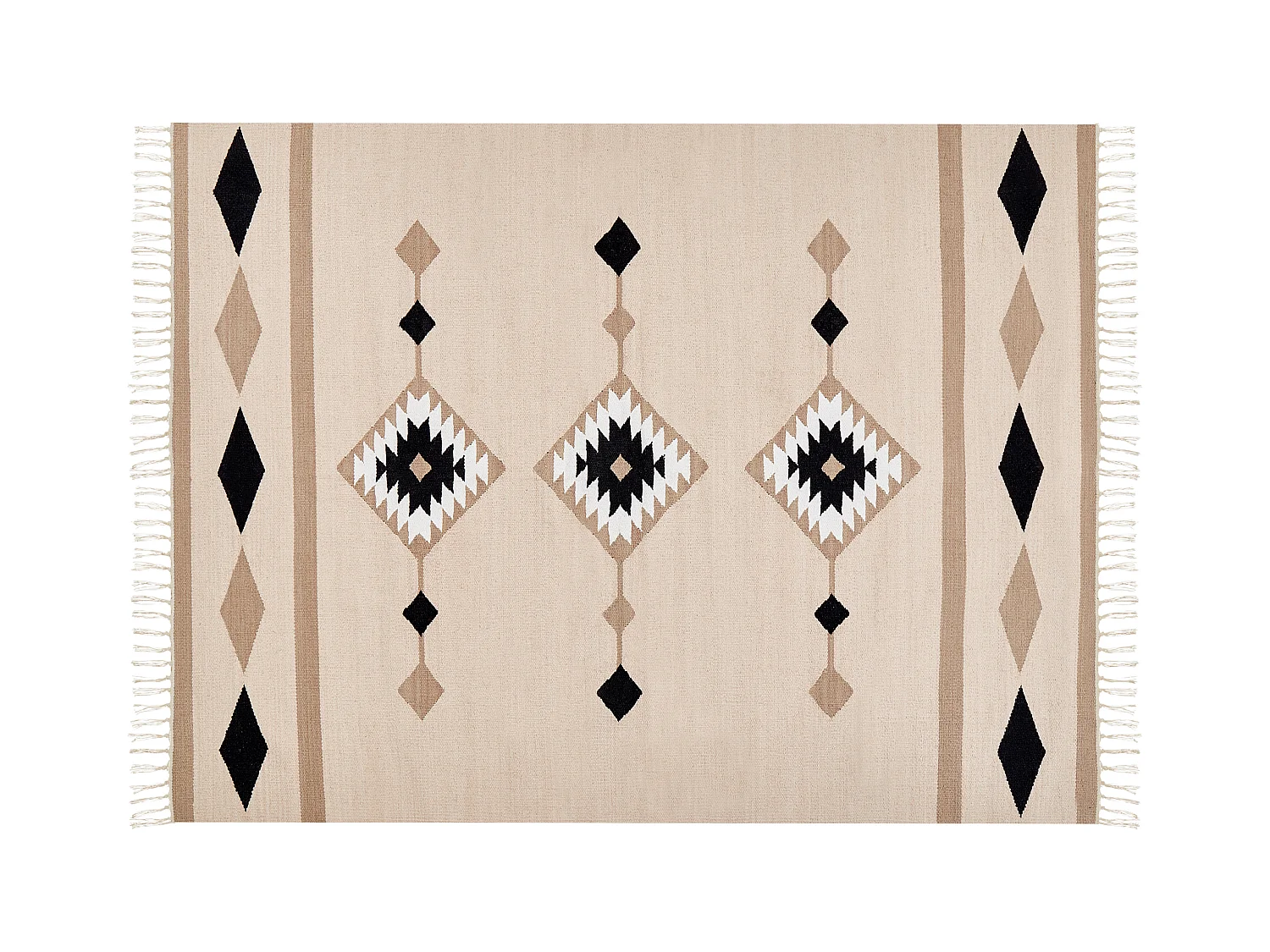 Tapis BERDIK Multicolore 160 x 230 cm Coton Kilim