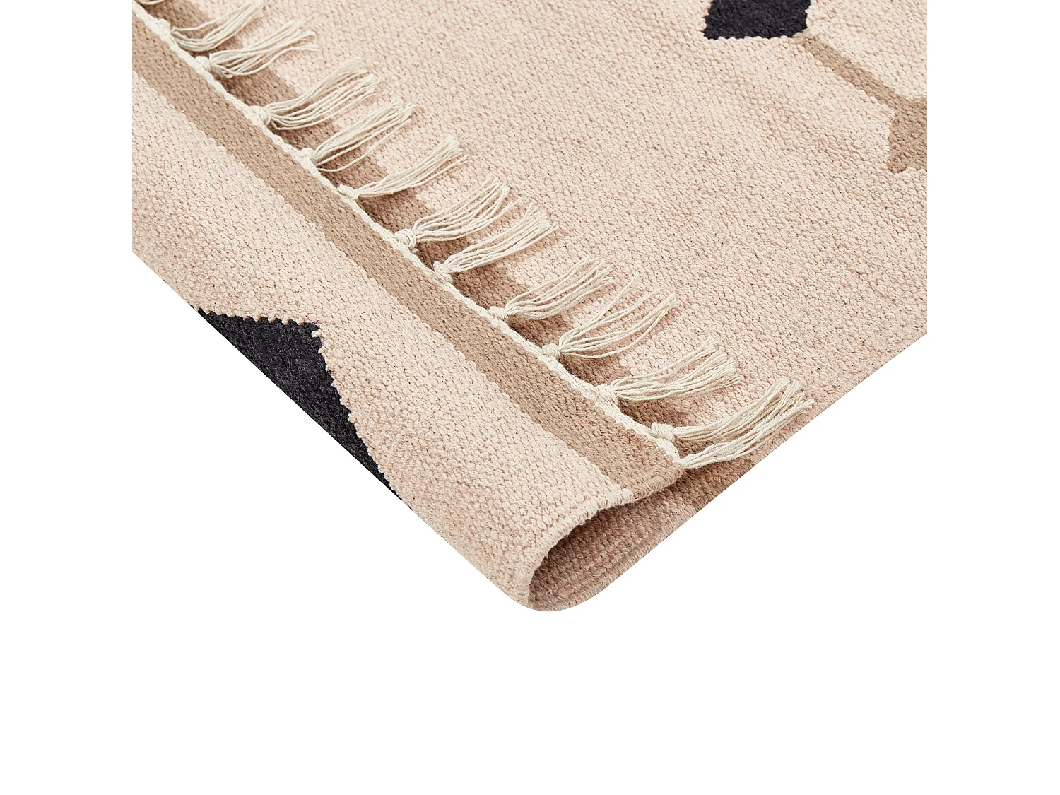 Dywan bawełniany kilim 160 x 230 cm wielokolorowy BERDIK