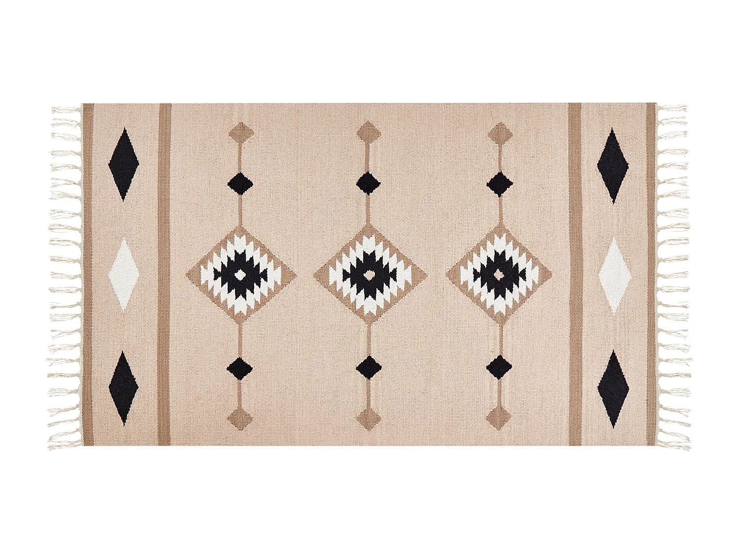 Dywan bawełniany kilim 80 x 150 cm wielokolorowy BERDIK